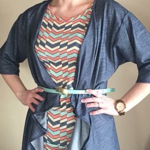 SOLD Lularoe “Denim” Shirley